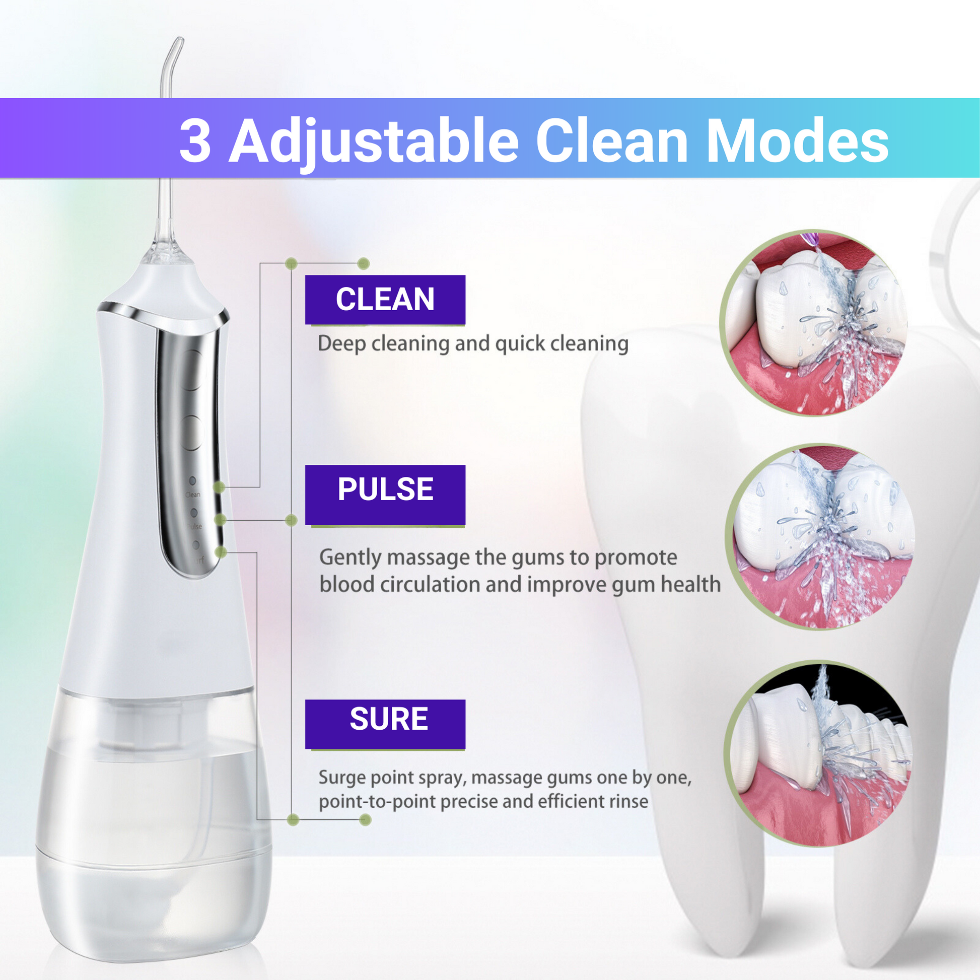 OralFresh™ - Portable Dental Water Flosser - Heimnova