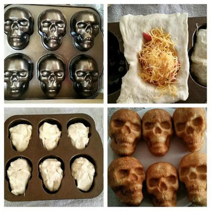 SpookyEat™ - 3D Skull Halloween Bakeware Mold - Heimnova