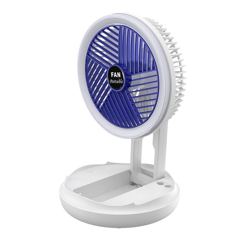 MiniFan™ - USB Charging Foldable Circulator Fan With Night Light - Heimnova