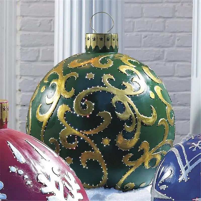 FestiveBall™ - Outdoor Inflatable Decorated Christmas Ball - Heimnova