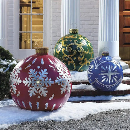 FestiveBall™ - Outdoor Inflatable Decorated Christmas Ball - Heimnova