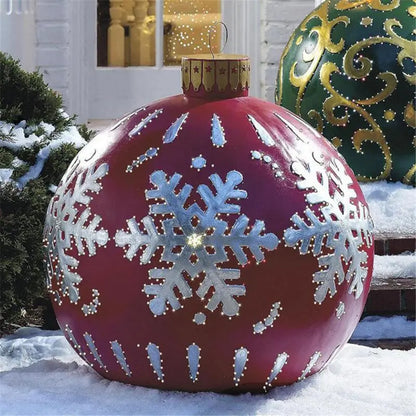 FestiveBall™ - Outdoor Inflatable Decorated Christmas Ball - Heimnova