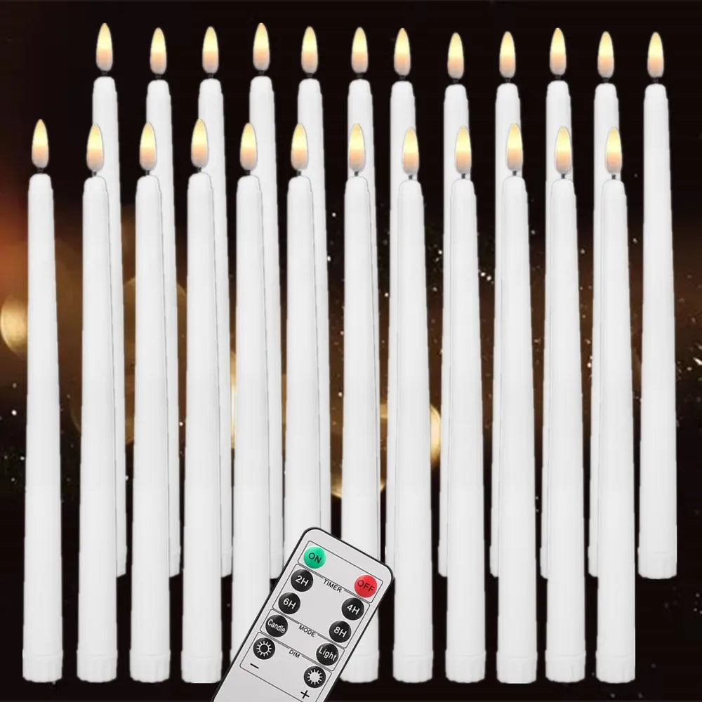 Flameless LED Candles™ - Floating LED Candles Light With Magic Wand - Heimnova