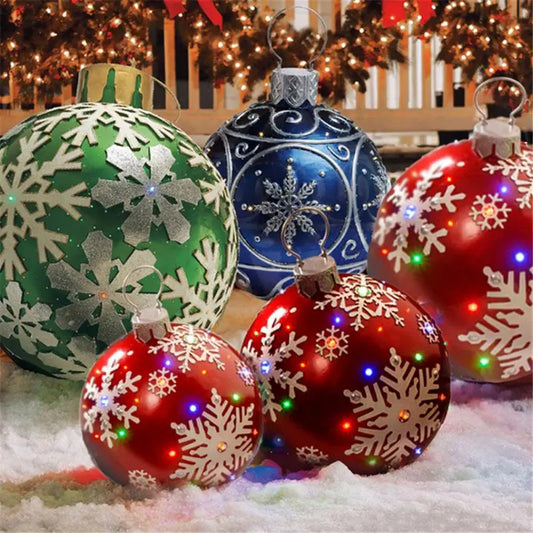 FestiveBall™ - Outdoor Inflatable Decorated Christmas Ball - Heimnova