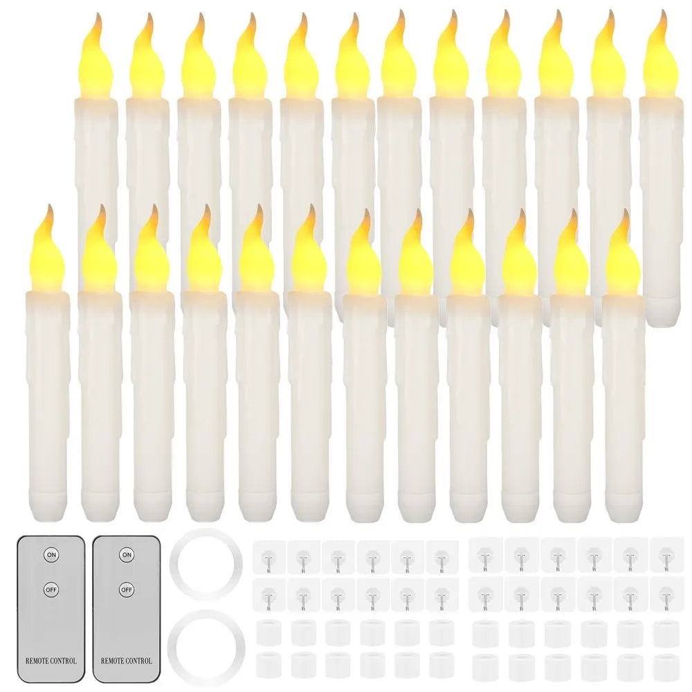 Flameless LED Candles™ - Floating LED Candles Light With Magic Wand - Heimnova