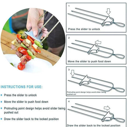 Grill Master™ - 3-Way Grill Skewers