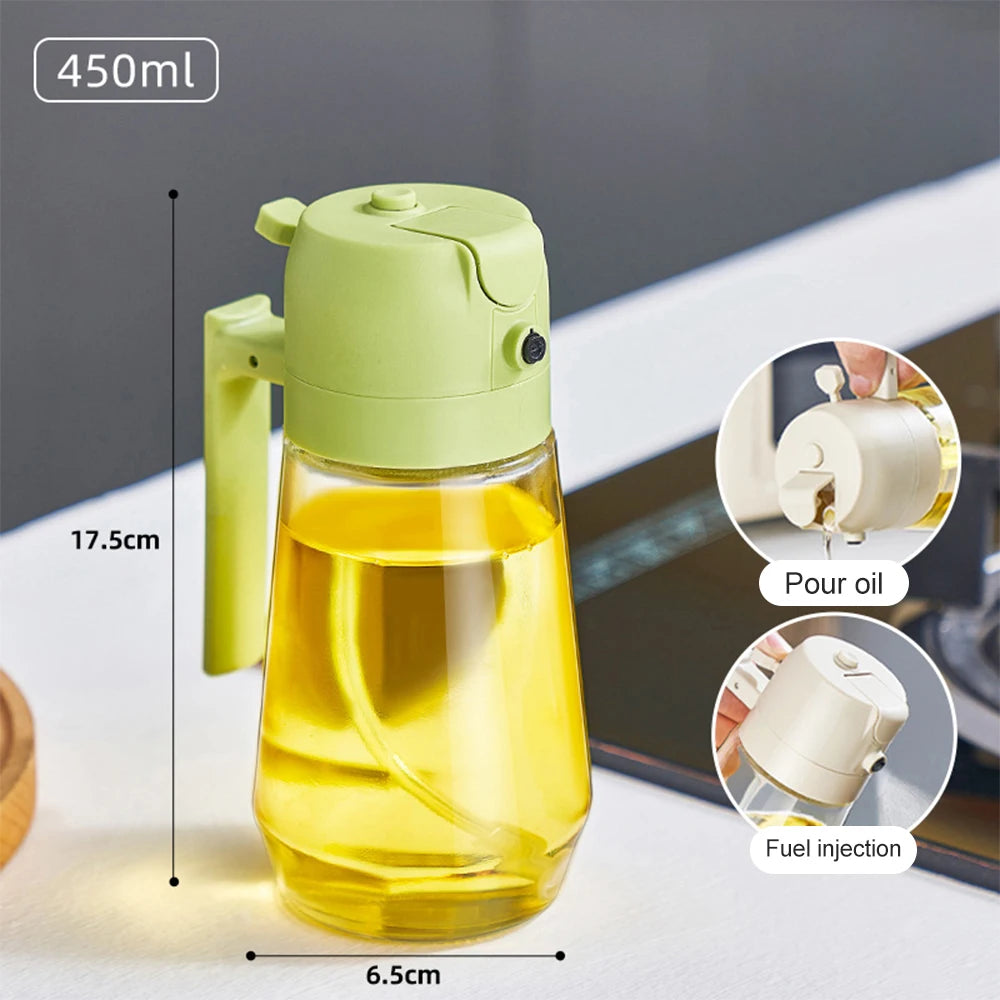 OilSpray™ - 2 In 1 Glass Oil Sprayer & Dispenser - Heimnova