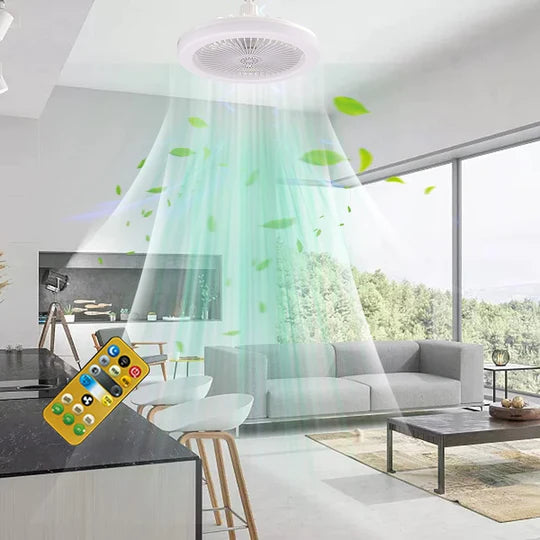 SmartBreeze™ - Remote Control Fan with LED Lighting - Heimnova