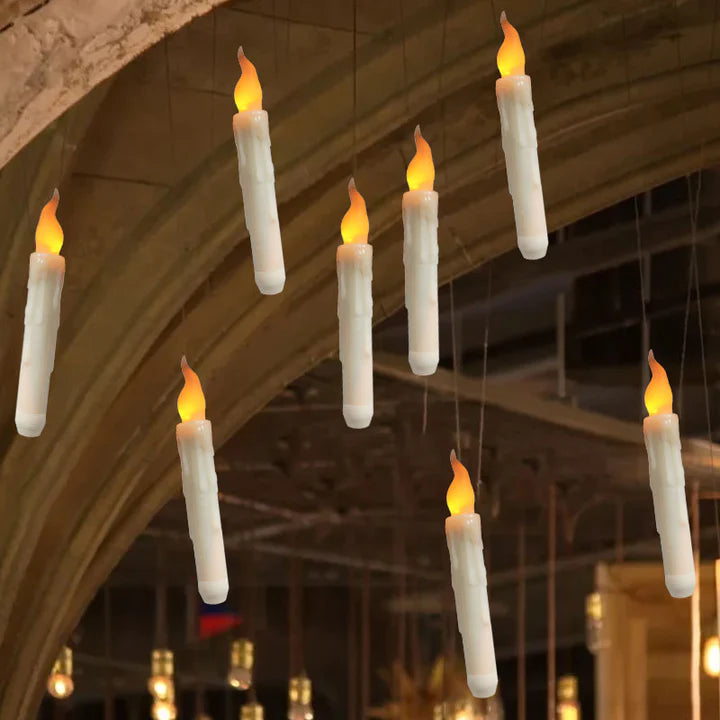 Flameless LED Candles™ - Floating LED Candles Light With Magic Wand - Heimnova