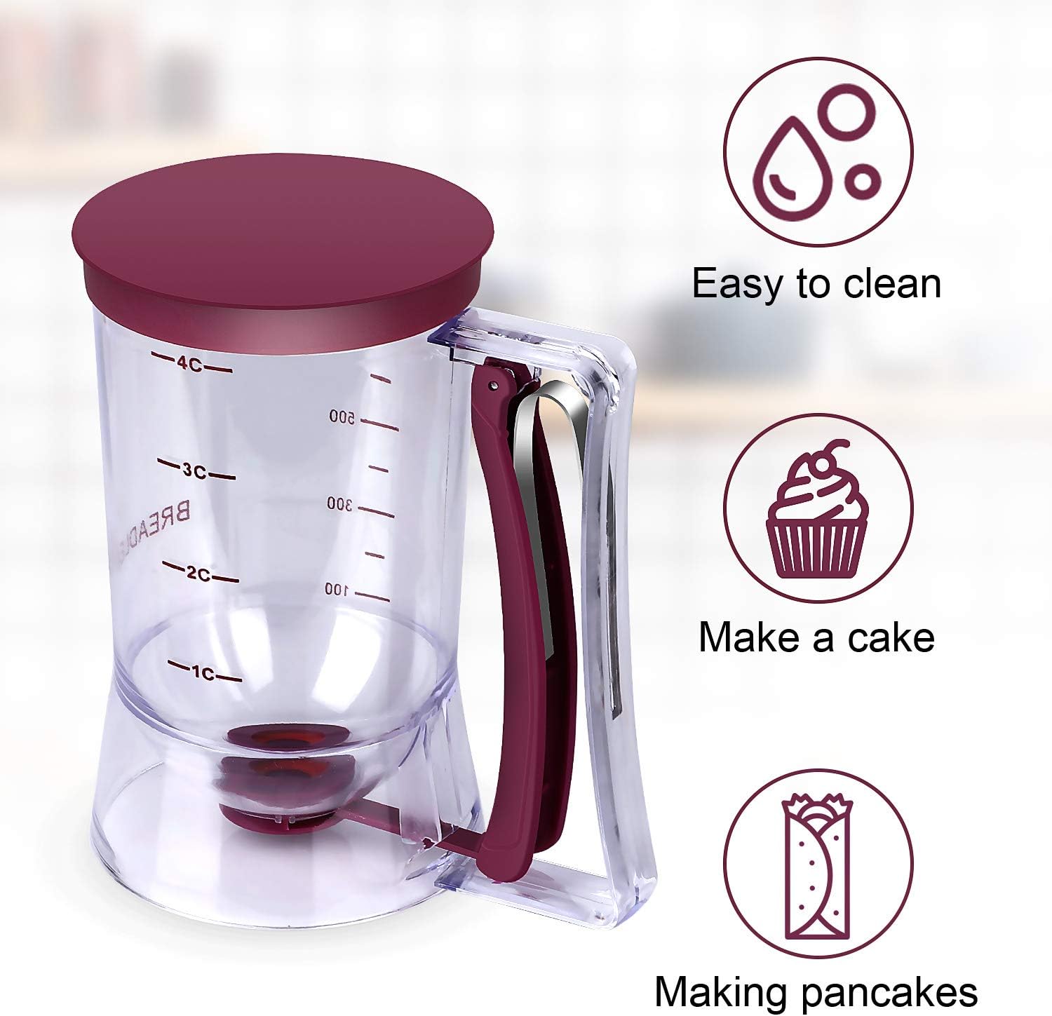 Batter Dispenser™ - Pancake & Cupcake Batter Dispenser - Heimnova