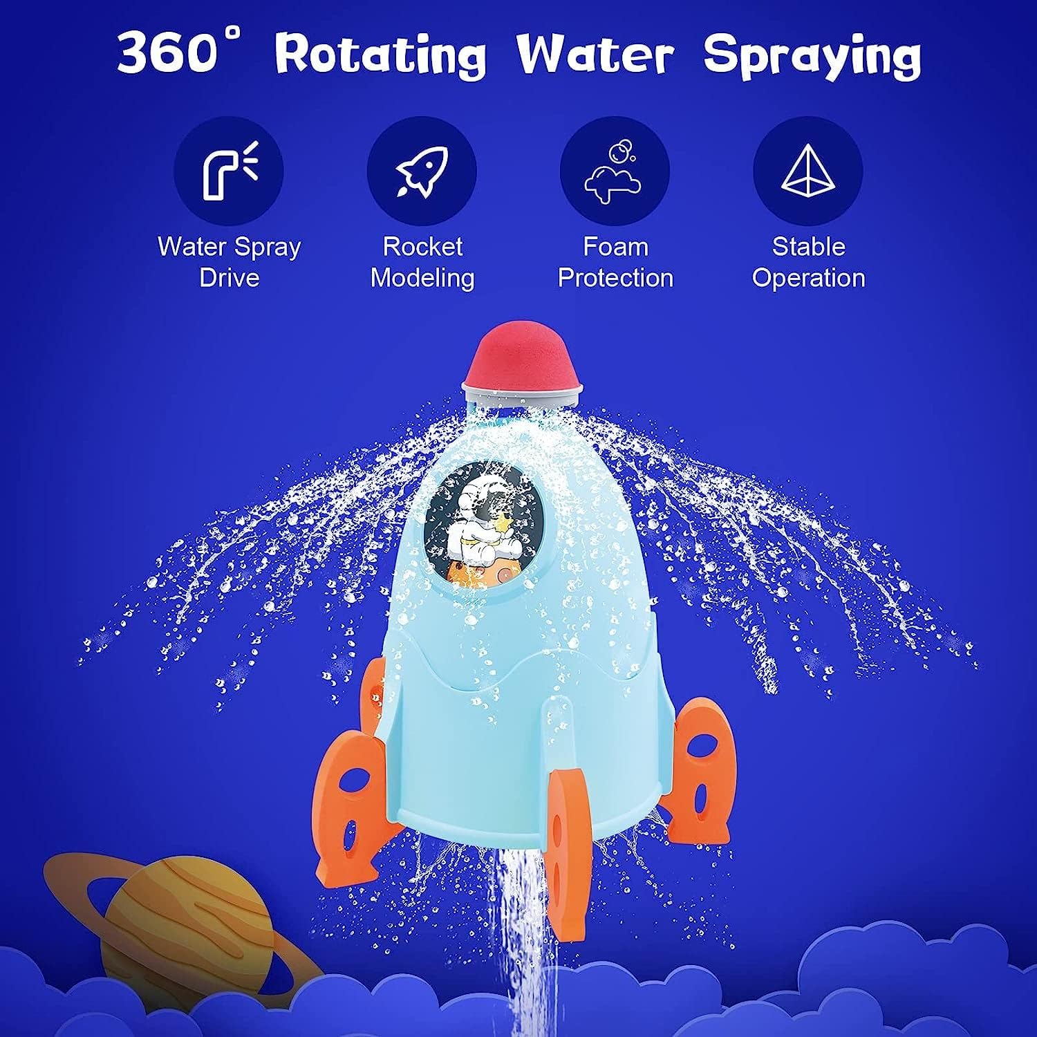 RocketSprinkler™- Hydro Launch Water Rocket - Heimnova