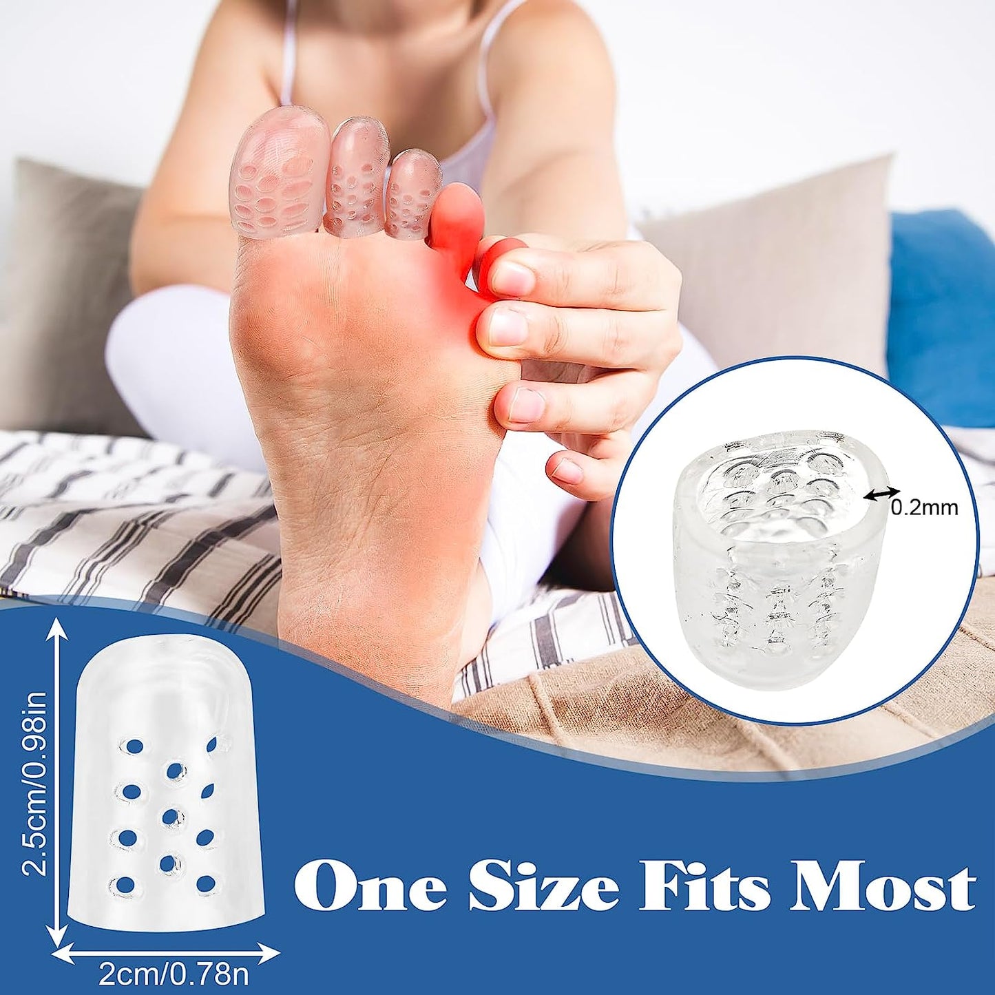 ToeTube™ - Silicone Anti-Friction Toe Protector - Heimnova