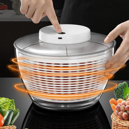 VegyFresh™ - Electric Vegetable Washer Dehydrator Spinner - Heimnova