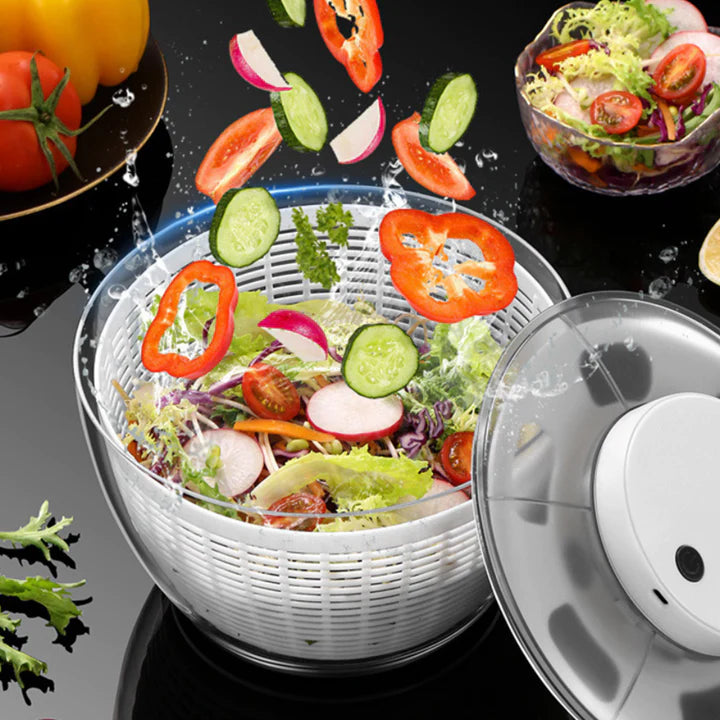 VegyFresh™ - Electric Vegetable Washer Dehydrator Spinner - Heimnova