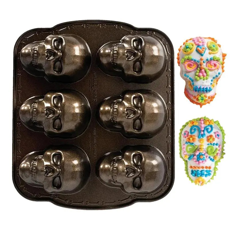 SpookyEat™ - 3D Skull Halloween Bakeware Mold - Heimnova